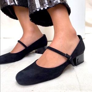 YSL suede Mary Jane